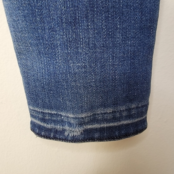 FRAME Skinny Jean Le Skinny de Jeanne Edenvale Wash Released Hem Women 27 Denim - Picture 4 of 14